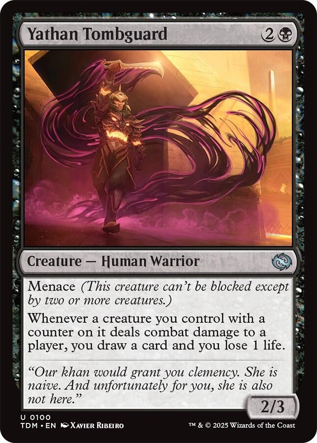 Image for Yathan Tombguard (Tarkir: Dragonstorm) (100) - Magic: The Gathering