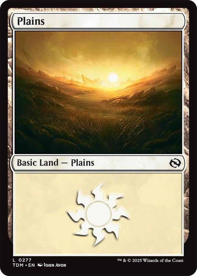Image for Plains (0277) (Tarkir: Dragonstorm) (277) - Magic: The Gathering
