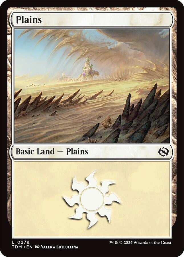 Image for Plains (0278) (Tarkir: Dragonstorm) (278) - Magic: The Gathering