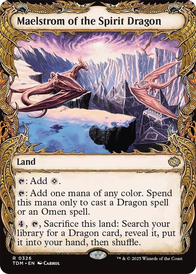 Image for Maelstrom of the Spirit Dragon (Showcase) (Tarkir: Dragonstorm) (326) - Magic: The Gathering