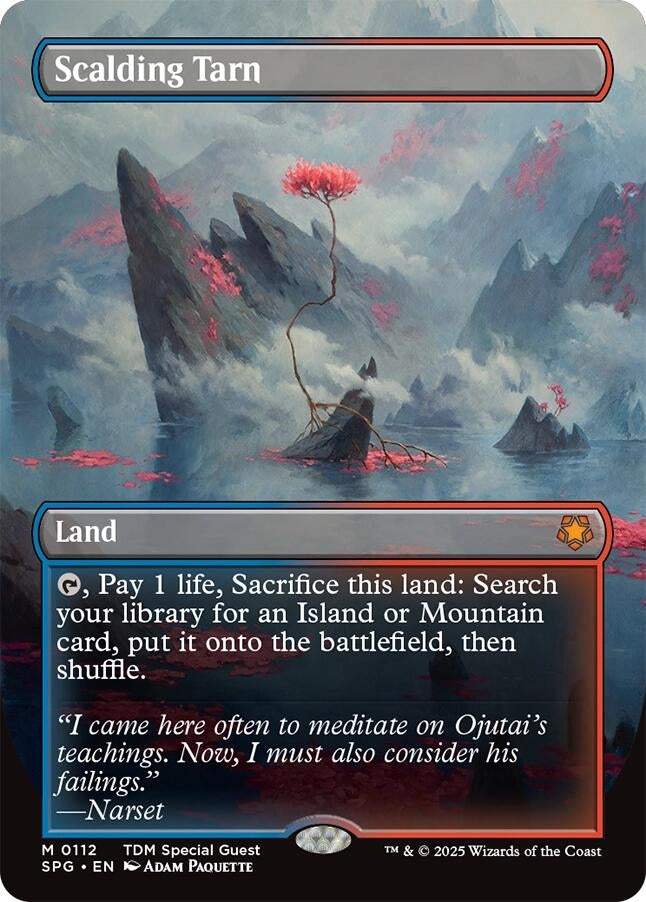 Image for Scalding Tarn (Borderless) (Special Guests) (112) - Magic: The Gathering