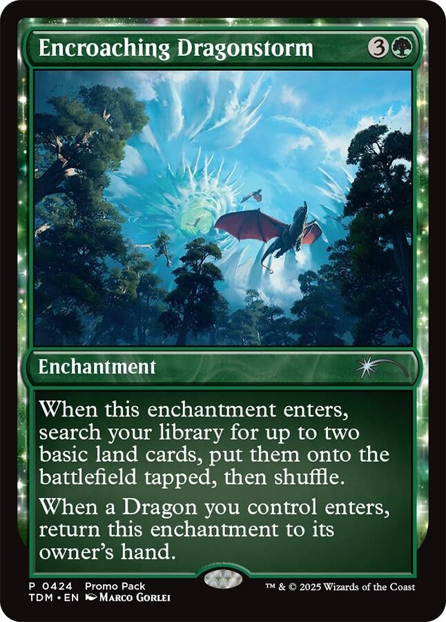 Image for Encroaching Dragonstorm (Promo Pack: Tarkir: Dragonstorm) (424) - Magic: The Gathering