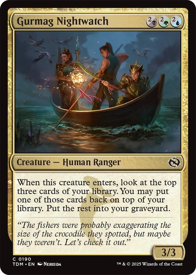 Image for Gurmag Nightwatch (Tarkir: Dragonstorm) (190) - Magic: The Gathering