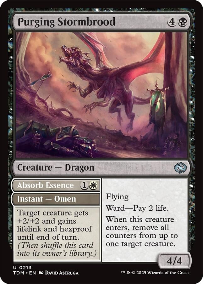 Image for Purging Stormbrood (Tarkir: Dragonstorm) (213) - Magic: The Gathering