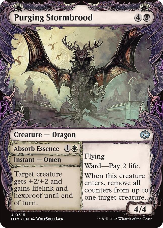 Image for Purging Stormbrood (Showcase) (Tarkir: Dragonstorm) (315) - Magic: The Gathering