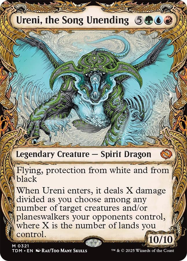 Image for Ureni, the Song Unending (Showcase) (Tarkir: Dragonstorm) (321) - Magic: The Gathering