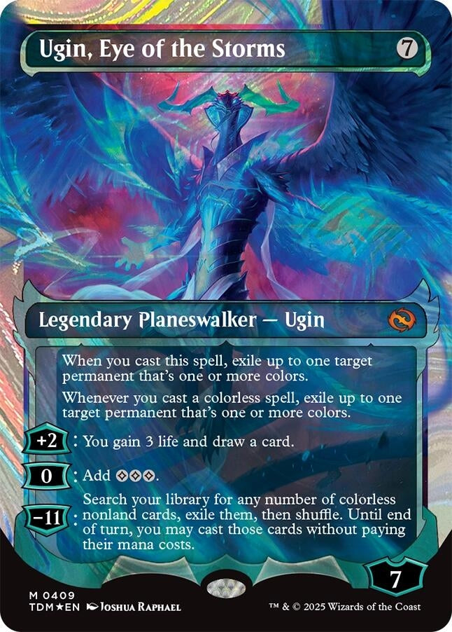 Image for Ugin, Eye of the Storms (Showcase) (Halo Foil) (Tarkir: Dragonstorm) (409) - Magic: The Gathering