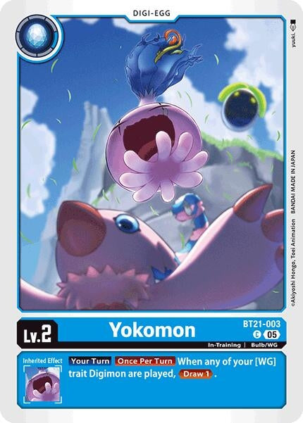 Image for Yokomon (BT21) (BT21-003 C) - Digimon Card Game