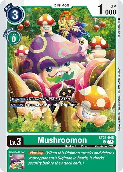 Image for Mushroomon (BT21) (BT21-048 C) - Digimon Card Game