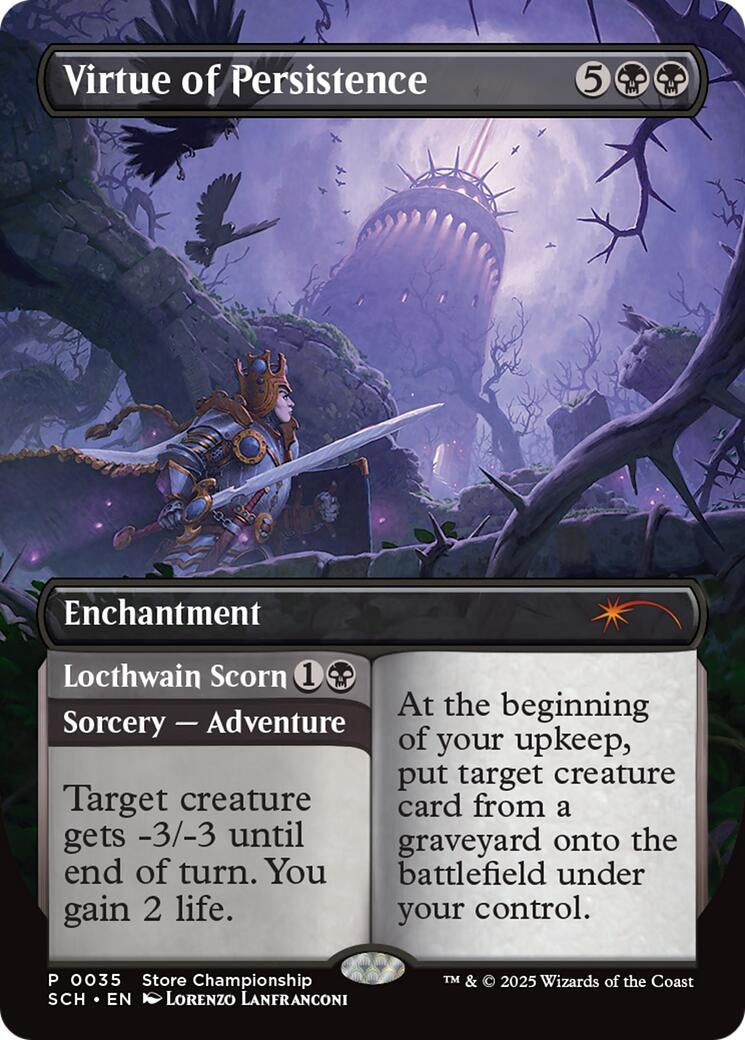 Image for Virtue of Persistence (Game Day & Store Championship Promos) (35) - Magic: The Gathering