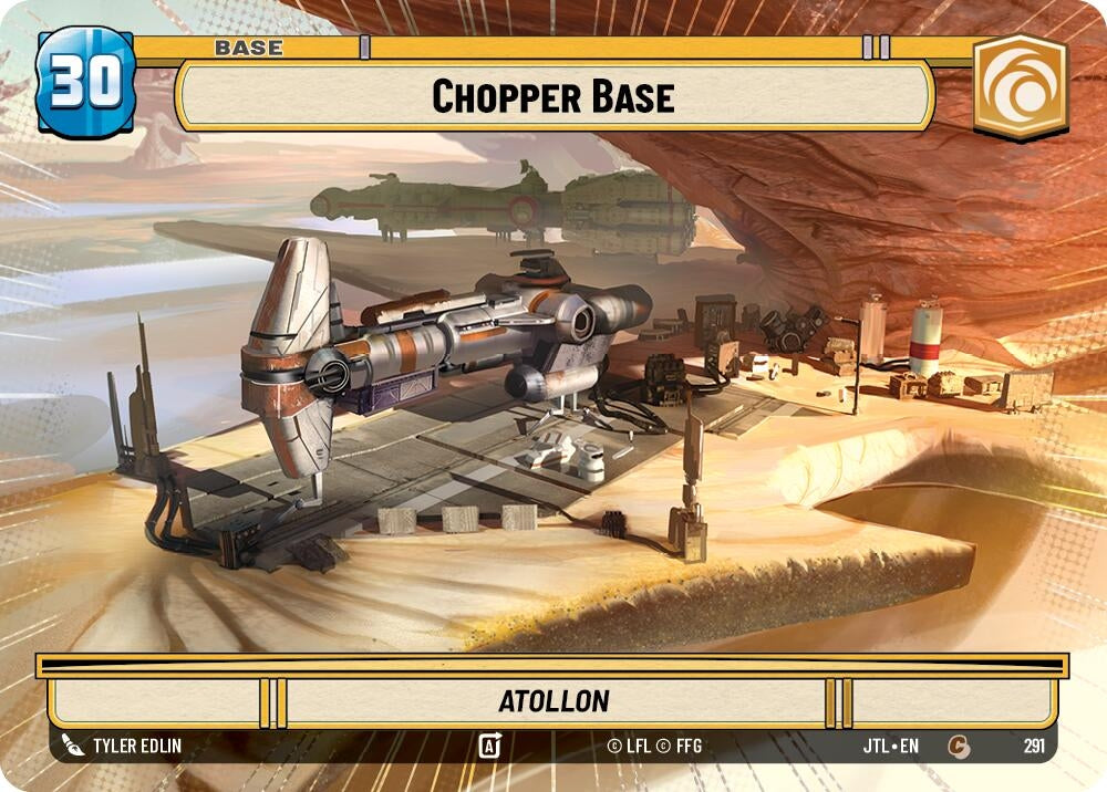 Image for Chopper Base // X-Wing (Hyperspace) (Jump to Lightspeed) (291 // T06) - Star Wars: Unlimited