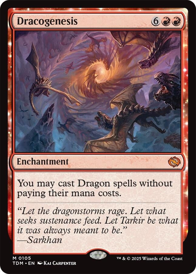 Image for Dracogenesis (Tarkir: Dragonstorm) (105) - Magic: The Gathering