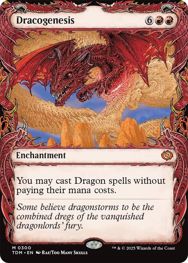 Image for Dracogenesis (0300) (Showcase) (Tarkir: Dragonstorm) (300) - Magic: The Gathering