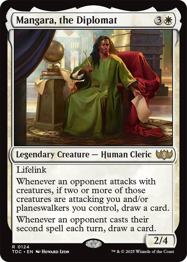 Image for Mangara, the Diplomat (Commander: Tarkir: Dragonstorm) (124) - Magic: The Gathering