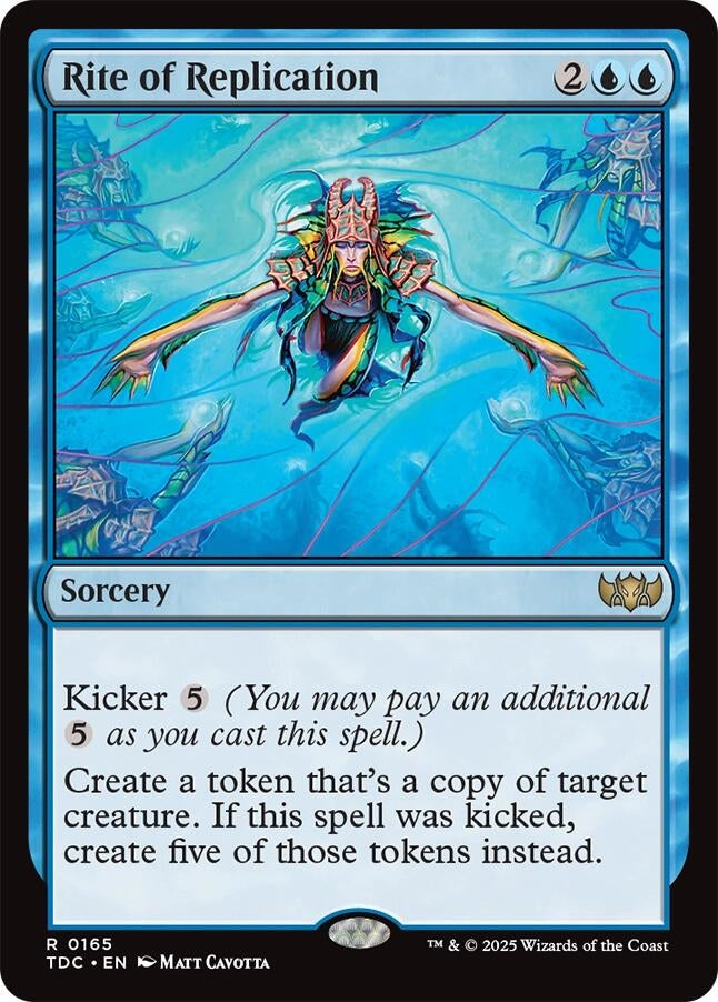 Image for Rite of Replication (Commander: Tarkir: Dragonstorm) (165) - Magic: The Gathering