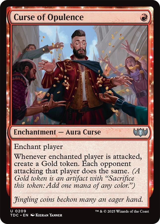 Image for Curse of Opulence (Commander: Tarkir: Dragonstorm) (209) - Magic: The Gathering