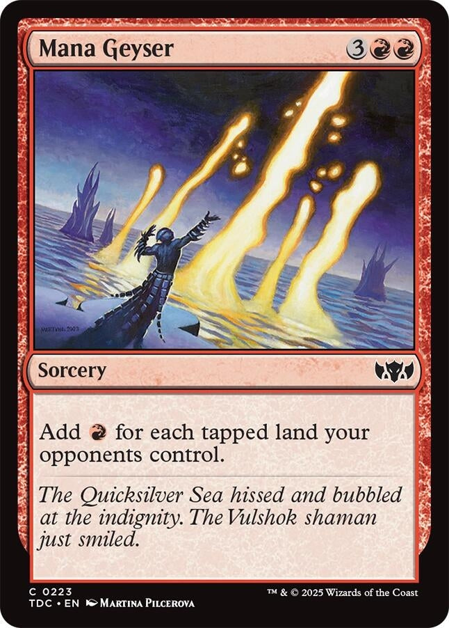 Image for Mana Geyser (Commander: Tarkir: Dragonstorm) (223) - Magic: The Gathering