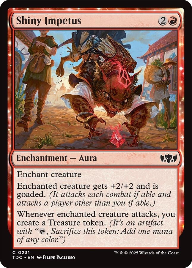 Image for Shiny Impetus (Commander: Tarkir: Dragonstorm) (231) - Magic: The Gathering