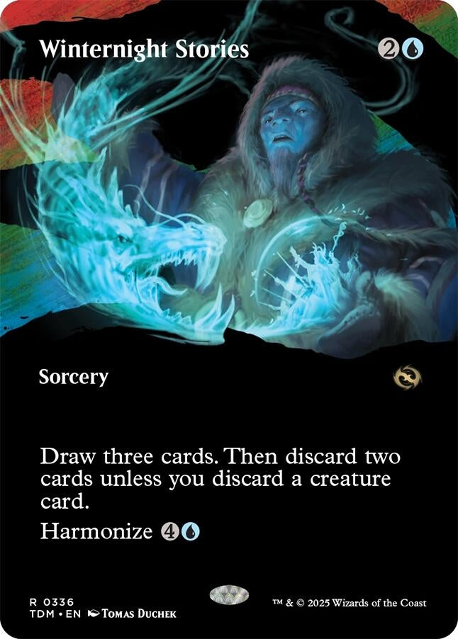 Image for Winternight Stories (Borderless) (Tarkir: Dragonstorm) (336) - Magic: The Gathering