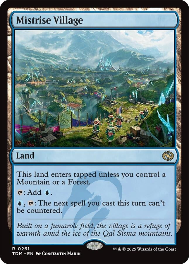 Image for Mistrise Village (Tarkir: Dragonstorm) (261) - Magic: The Gathering