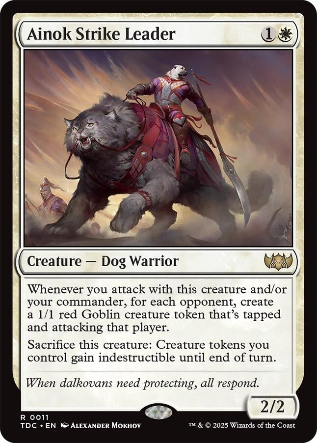 Image for Ainok Strike Leader (Commander: Tarkir: Dragonstorm) (11) - Magic: The Gathering