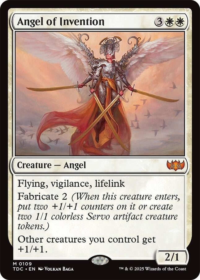 Image for Angel of Invention (Commander: Tarkir: Dragonstorm) (109) - Magic: The Gathering