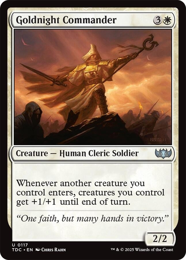 Image for Goldnight Commander (Commander: Tarkir: Dragonstorm) (117) - Magic: The Gathering