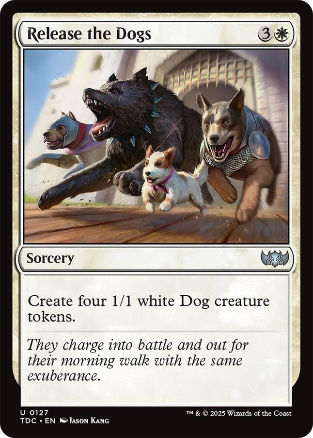 Image for Release the Dogs (Commander: Tarkir: Dragonstorm) (127) - Magic: The Gathering