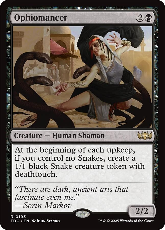 Image for Ophiomancer (Commander: Tarkir: Dragonstorm) (193) - Magic: The Gathering