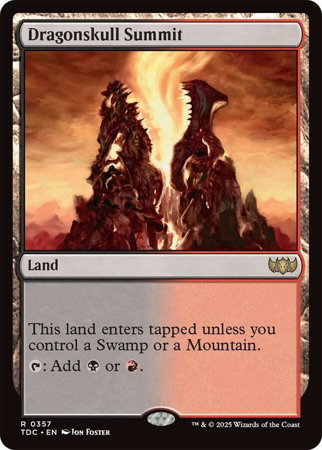 Image for Dragonskull Summit (Commander: Tarkir: Dragonstorm) (357) - Magic: The Gathering