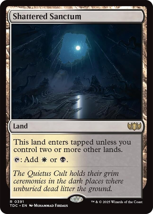 Image for Shattered Sanctum (Commander: Tarkir: Dragonstorm) (391) - Magic: The Gathering