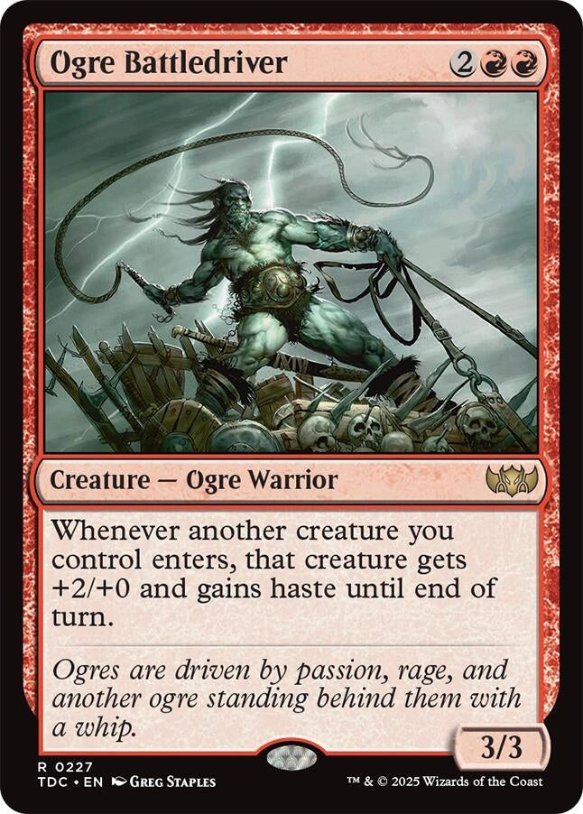 Image for Ogre Battledriver (Commander: Tarkir: Dragonstorm) (227) - Magic: The Gathering