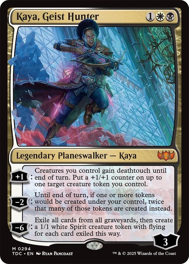 Image for Kaya, Geist Hunter (Commander: Tarkir: Dragonstorm) (294) - Magic: The Gathering