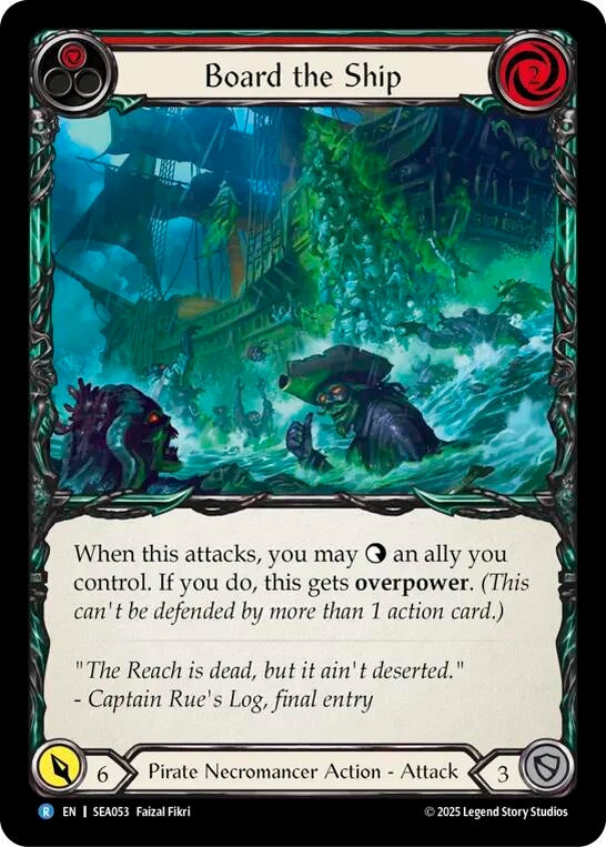 Image for Board the Ship (High Seas) (SEA053) - Flesh and Blood TCG