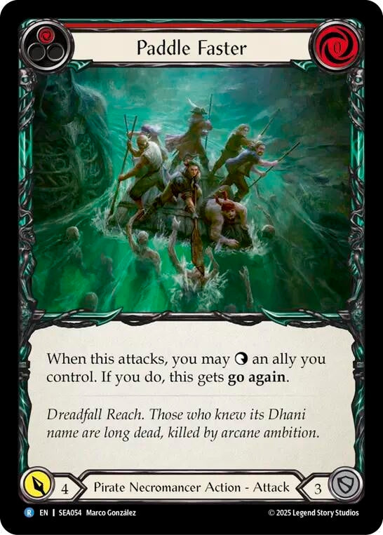 Image for Paddle Faster (High Seas) (SEA054) - Flesh and Blood TCG