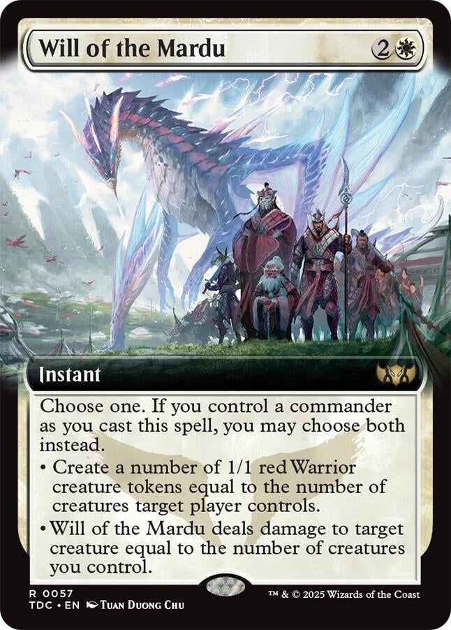 Image for Will of the Mardu (Extended Art) (Commander: Tarkir: Dragonstorm) (57) - Magic: The Gathering