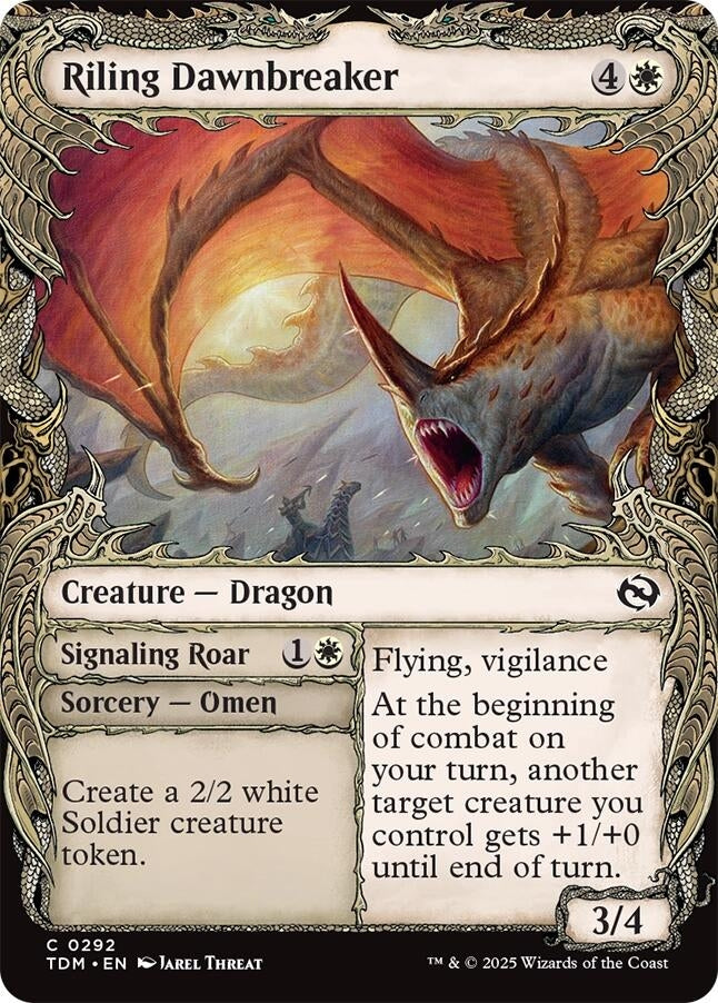 Image for Riling Dawnbreaker (Showcase) (Tarkir: Dragonstorm) (292) - Magic: The Gathering