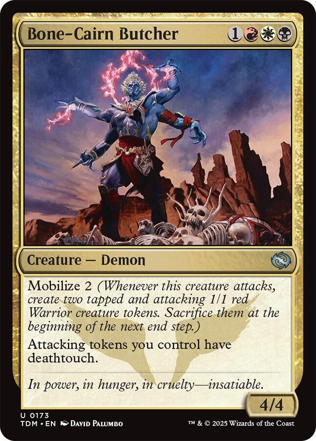 Image for Bone-Cairn Butcher (Tarkir: Dragonstorm) (173) - Magic: The Gathering