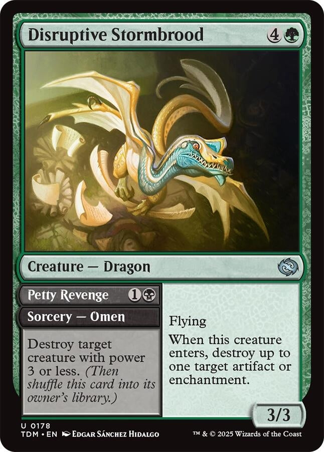 Image for Disruptive Stormbrood (Tarkir: Dragonstorm) (178) - Magic: The Gathering