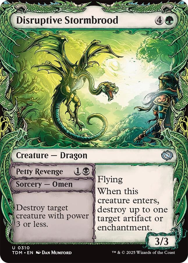 Image for Disruptive Stormbrood (Showcase) (Tarkir: Dragonstorm) (310) - Magic: The Gathering