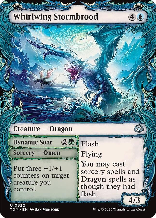 Image for Whirlwing Stormbrood (Showcase) (Tarkir: Dragonstorm) (322) - Magic: The Gathering