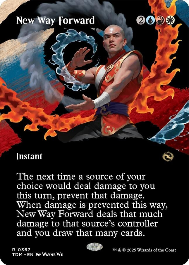 Image for New Way Forward (Borderless) (Tarkir: Dragonstorm) (367) - Magic: The Gathering