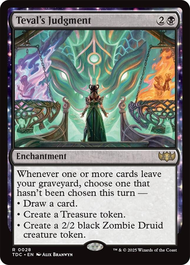 Image for Teval's Judgment (Commander: Tarkir: Dragonstorm) (28) - Magic: The Gathering