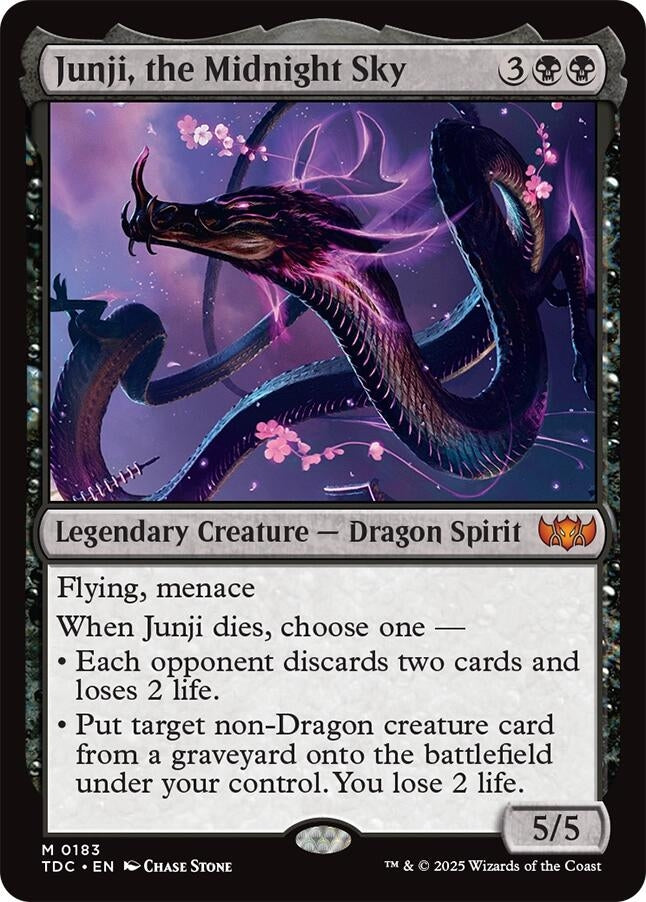 Image for Junji, the Midnight Sky (Commander: Tarkir: Dragonstorm) (183) - Magic: The Gathering