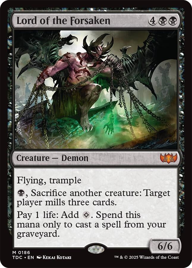 Image for Lord of the Forsaken (Commander: Tarkir: Dragonstorm) (186) - Magic: The Gathering
