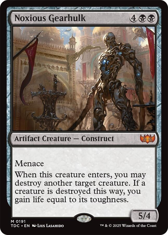 Image for Noxious Gearhulk (Commander: Tarkir: Dragonstorm) (191) - Magic: The Gathering