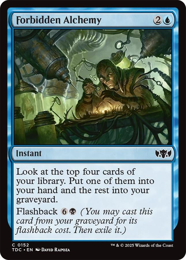 Image for Forbidden Alchemy (Commander: Tarkir: Dragonstorm) (152) - Magic: The Gathering