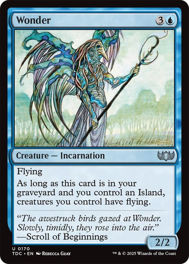 Image for Wonder (Commander: Tarkir: Dragonstorm) (170) - Magic: The Gathering