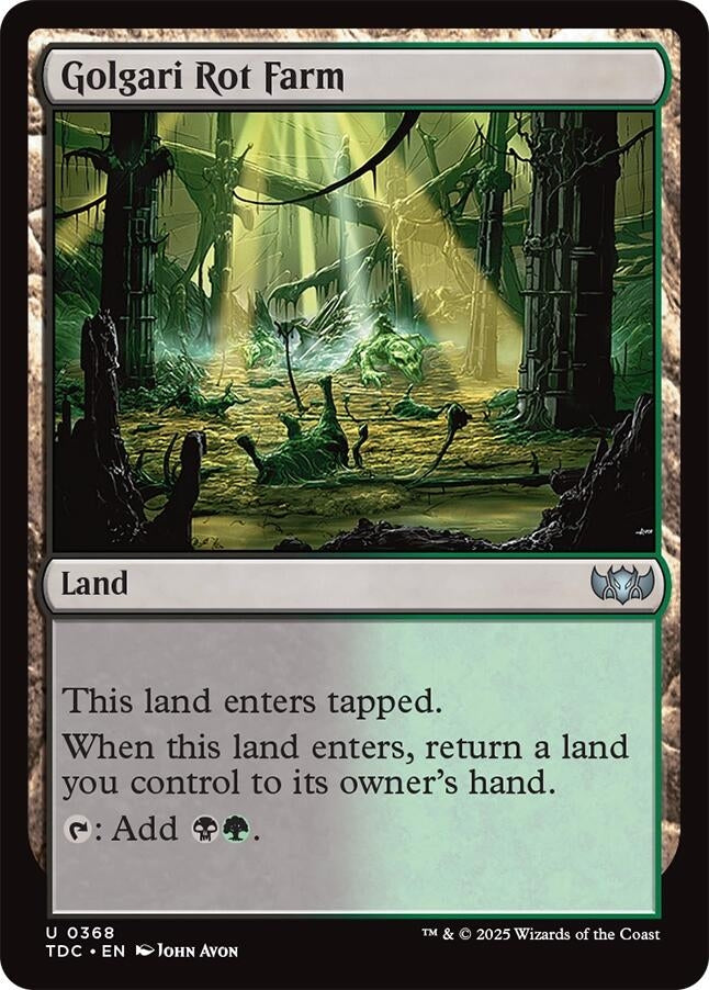 Image for Golgari Rot Farm (Commander: Tarkir: Dragonstorm) (368) - Magic: The Gathering