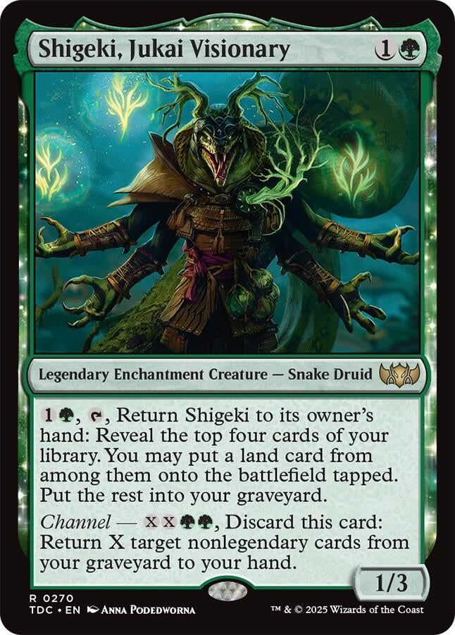 Image for Shigeki, Jukai Visionary (Commander: Tarkir: Dragonstorm) (270) - Magic: The Gathering